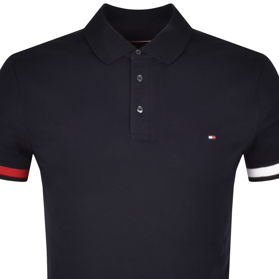 Tommy hilfiger polo shirt black on sale